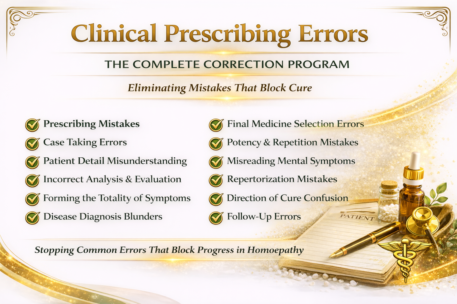 Mistakes in prescribing and practice