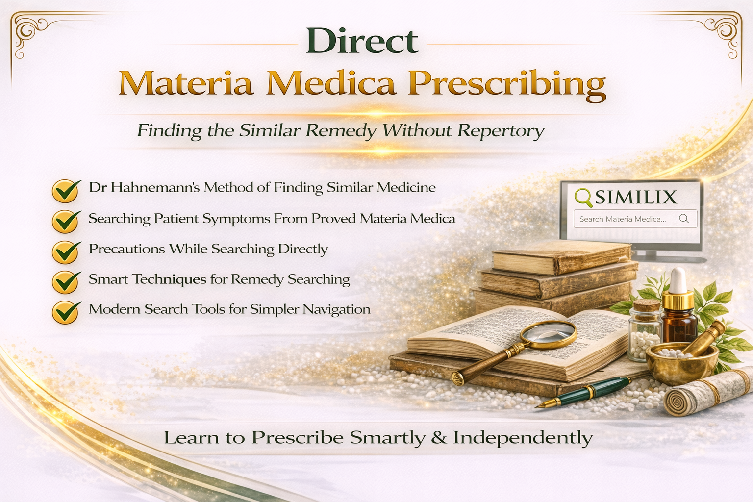 Direct materia medica prescribing 