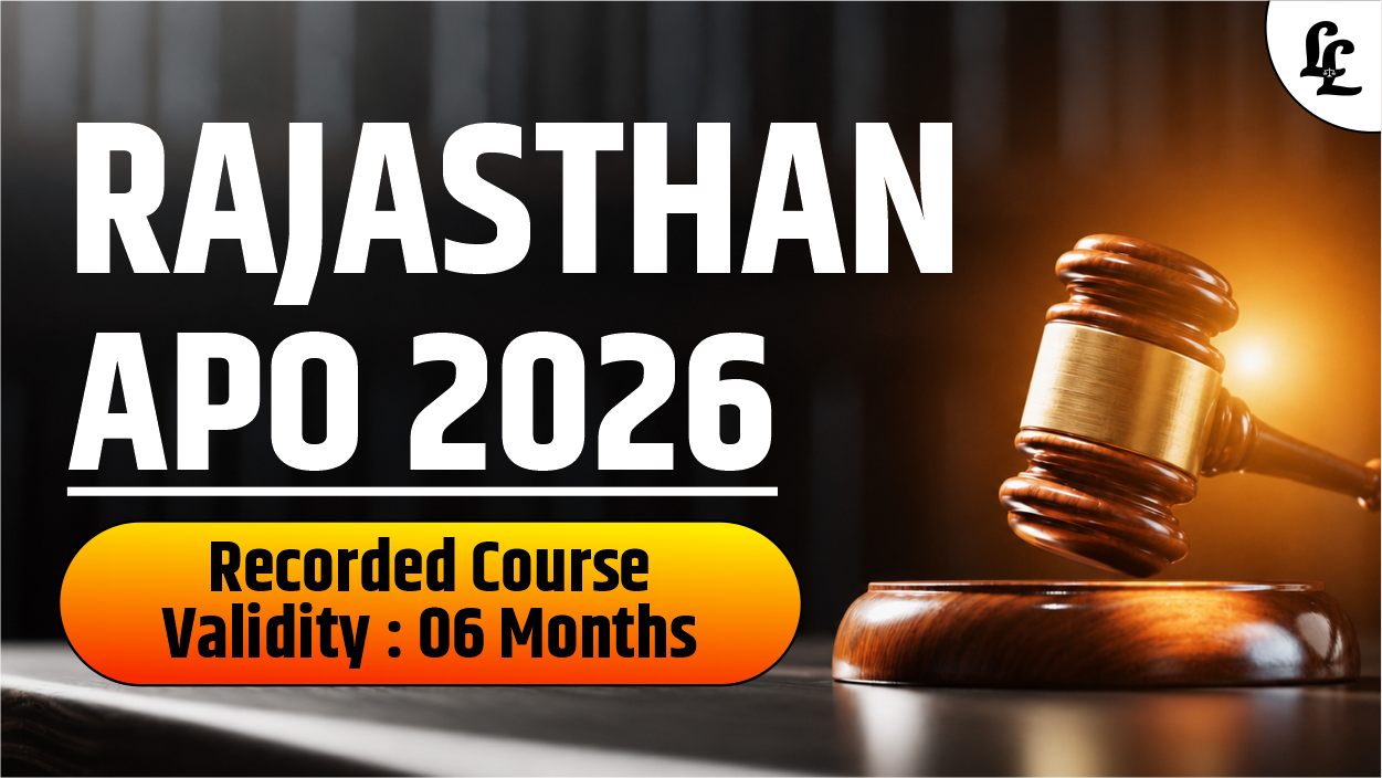 Rajasthan APO 2026 (Recorded Course)