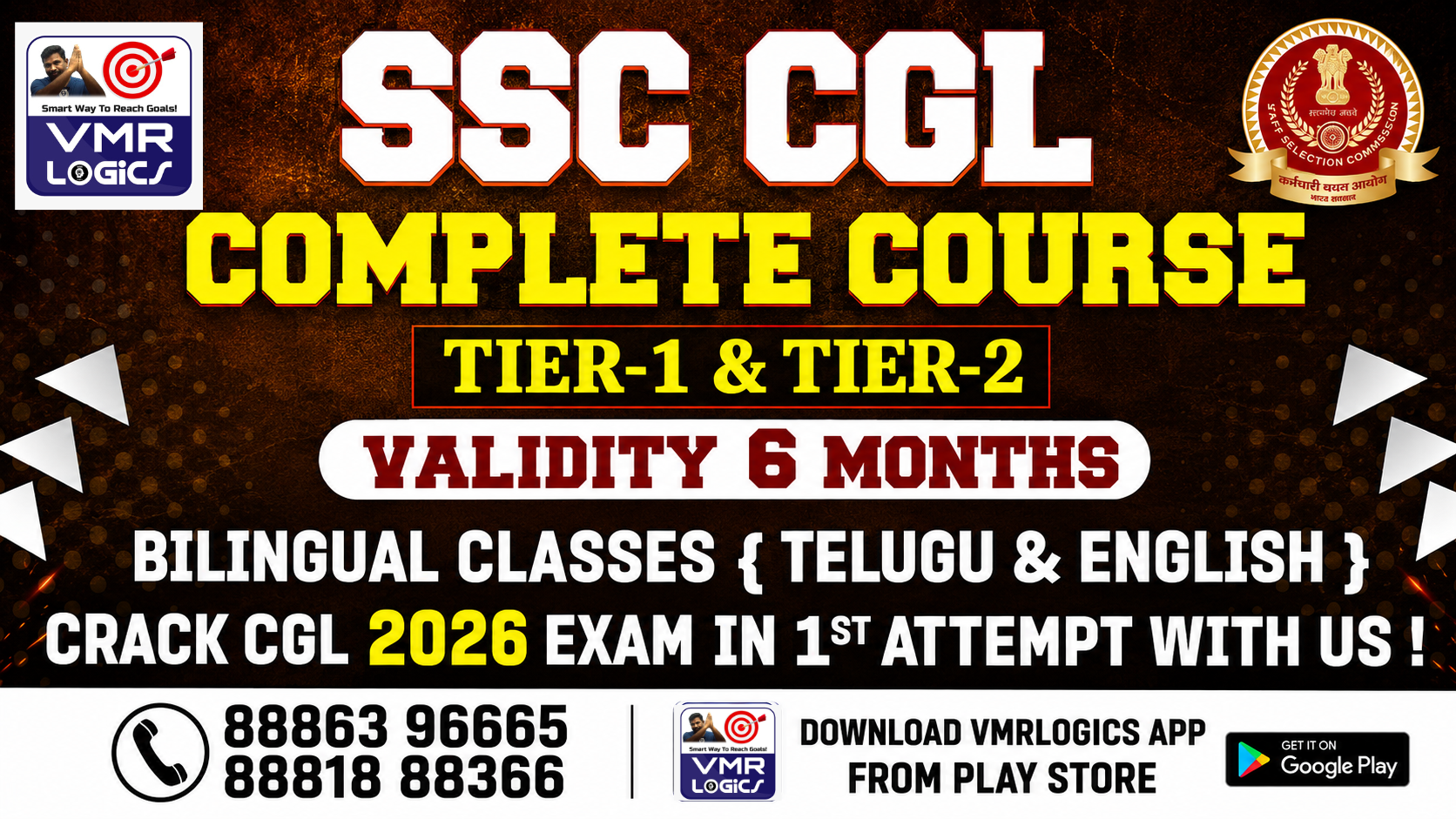 SSC CGL 6  Months Complete Course**
