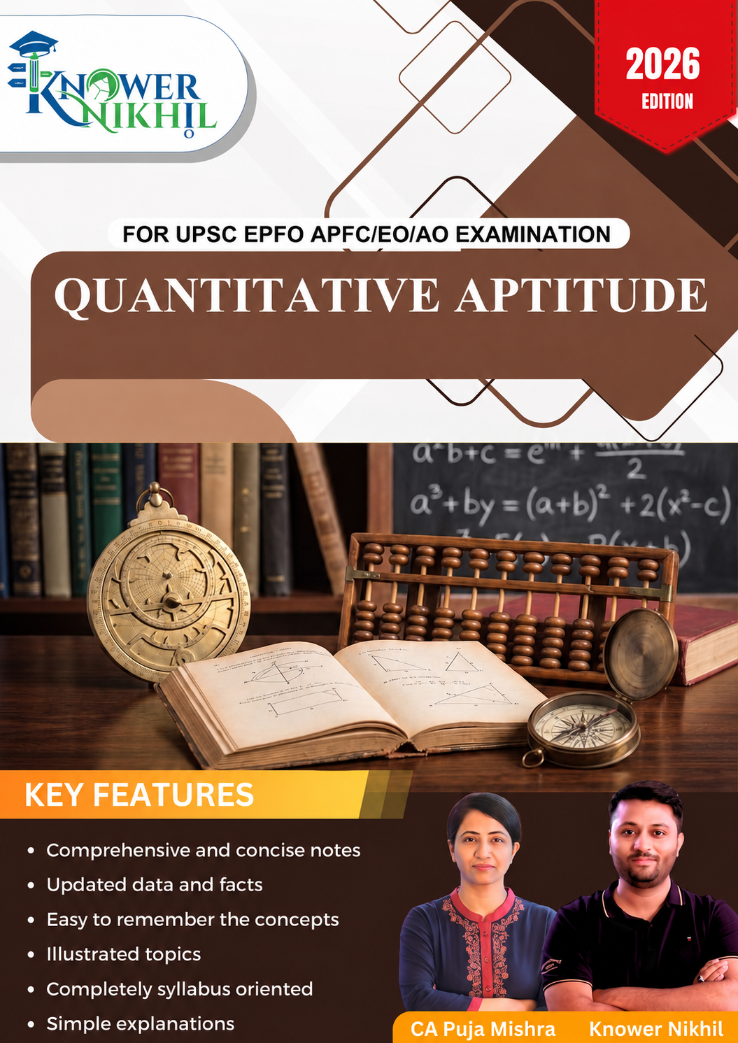 Quant For UPSC EPFO / Civil Services / State PCS Book