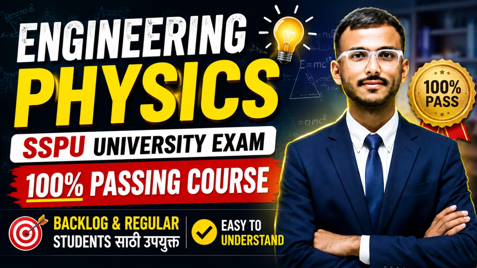 SSPU Engineering Physics Exam 2026 | Expected Questions + Smart Notes