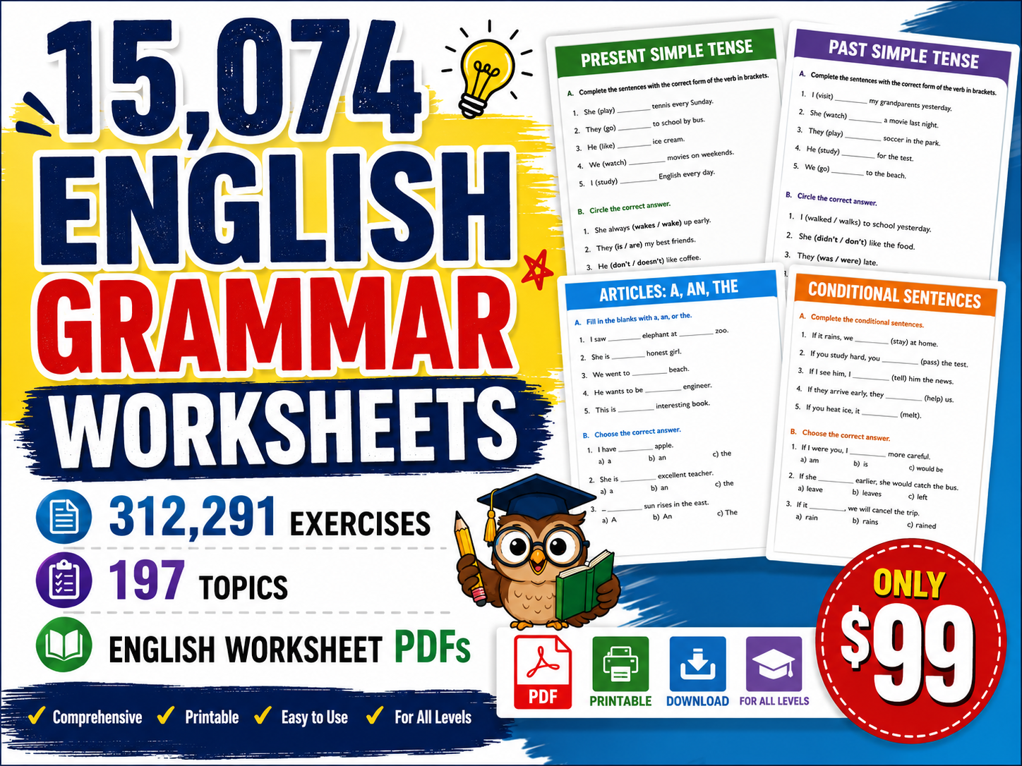 20000+ English Grammar Practice PDF