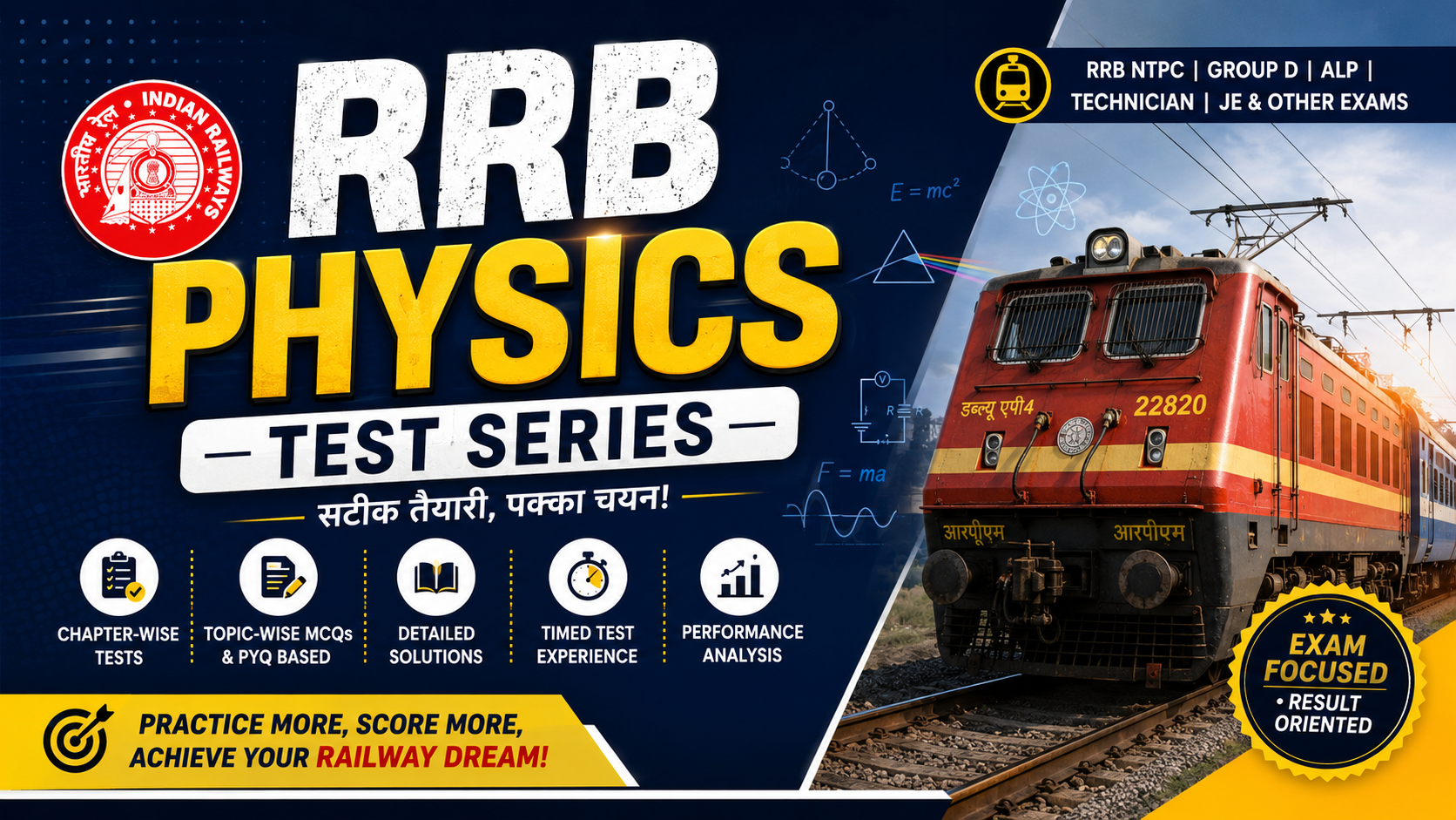 RAILWAY PHYSICS TOPIC WISE 