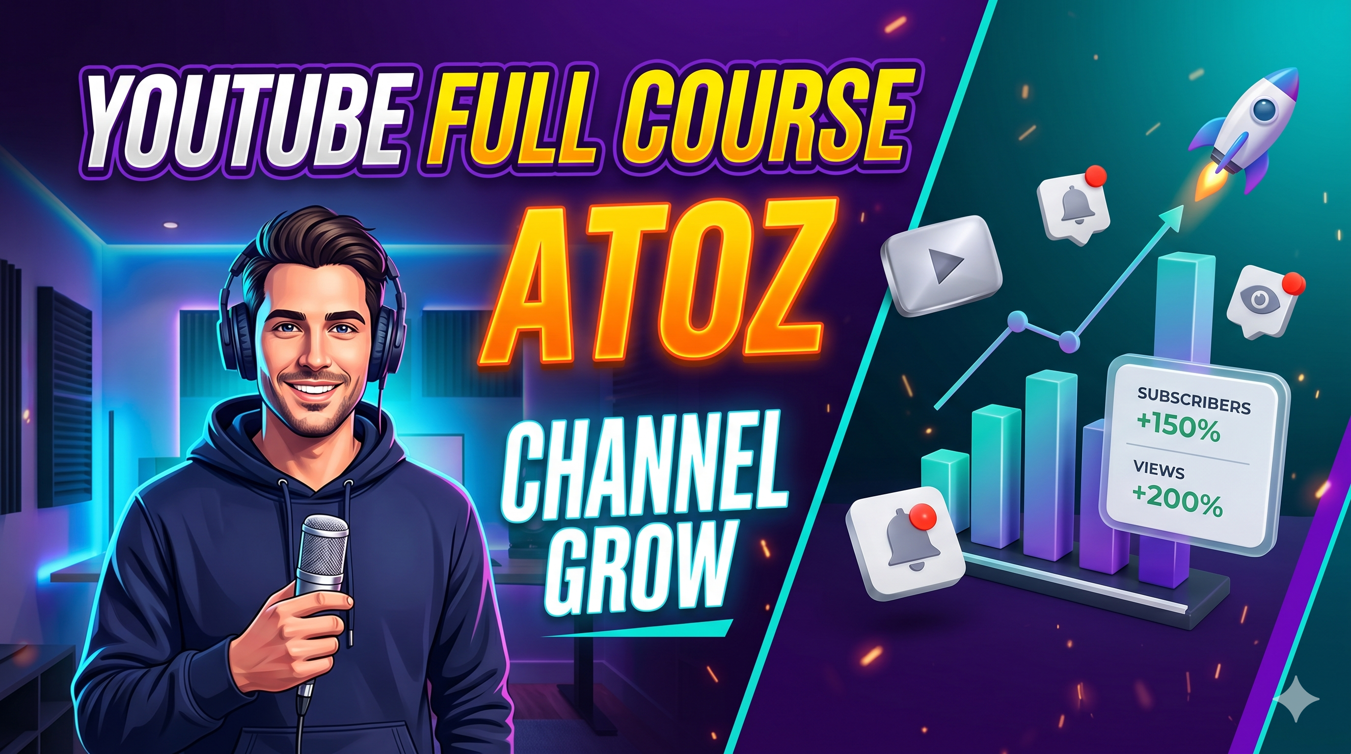 YouTube Full Course AtoZ Channel Grow 