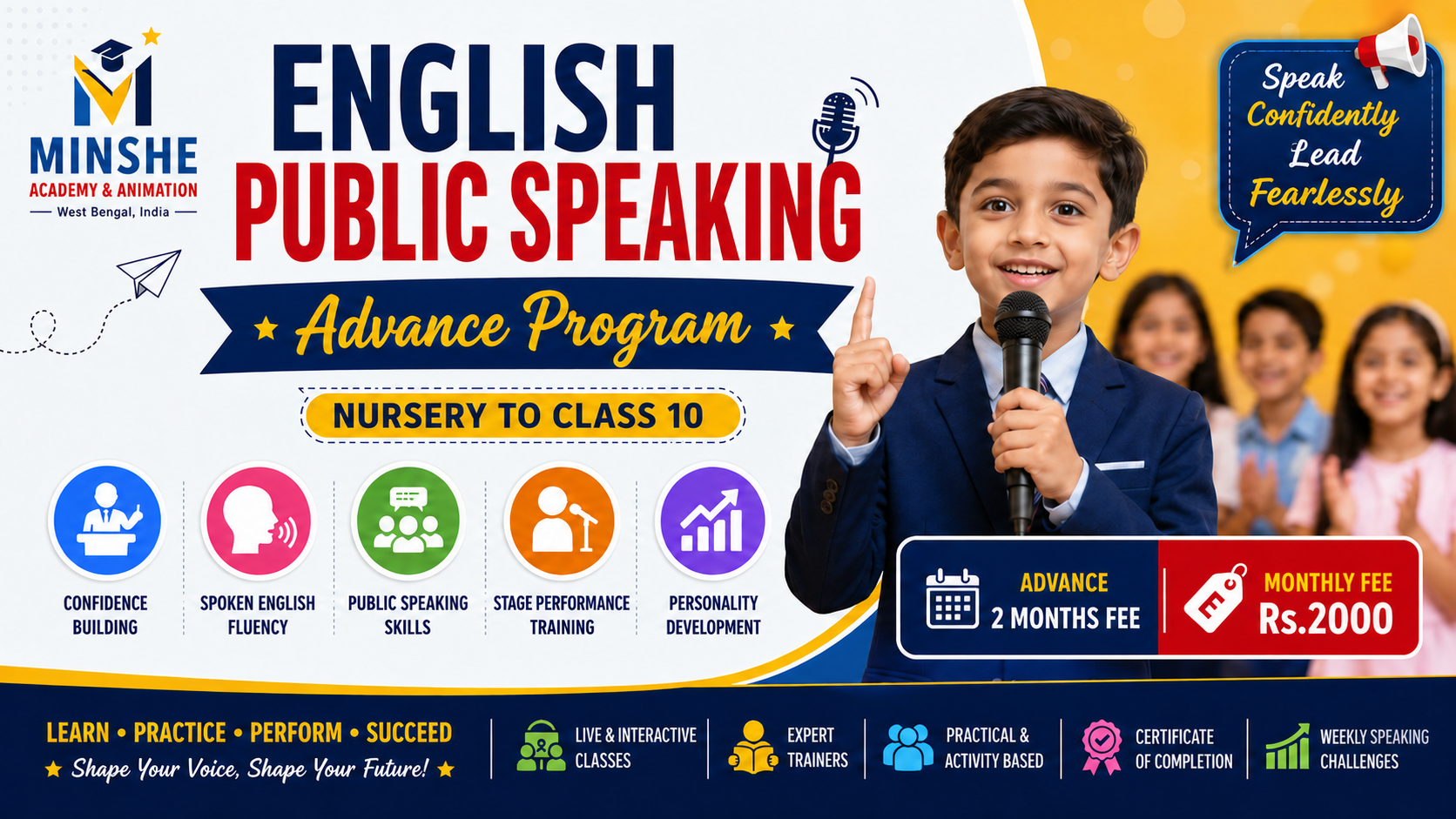 🌟 English Public Speaking – Rs.2000/Month