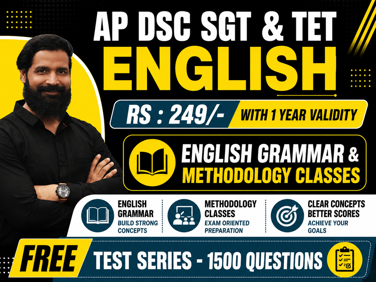 AP SGT & TET Eng Grammar & Methodology Course