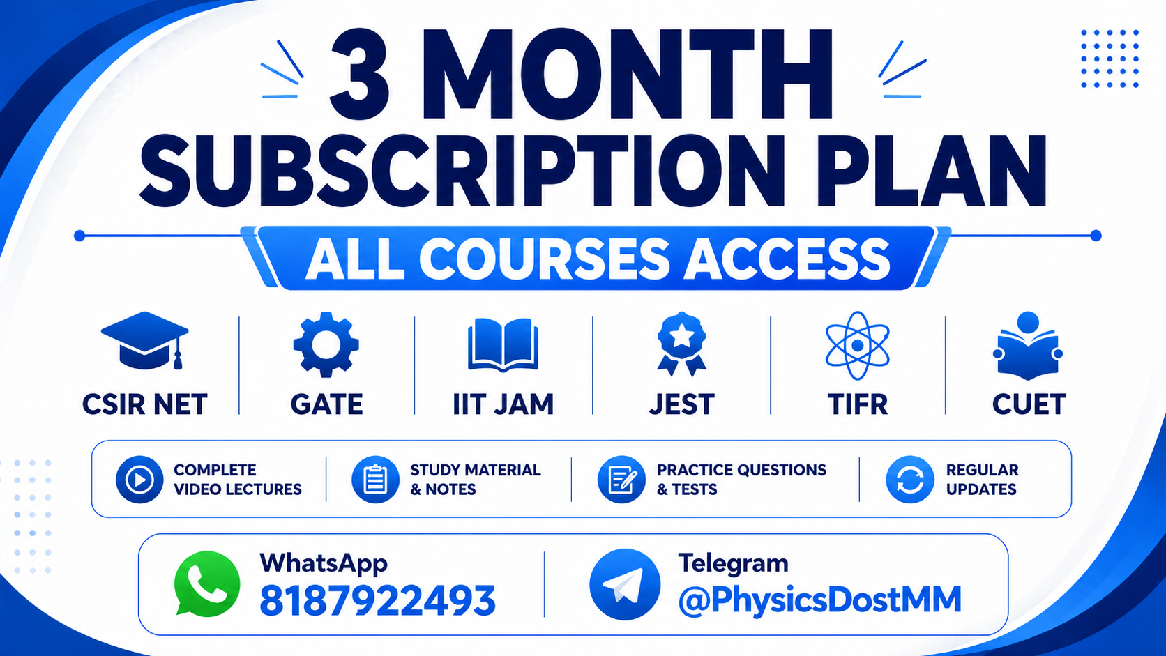 3 Month Subscription Plan