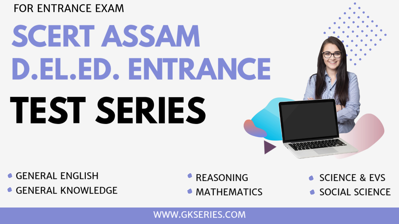 SCERT Assam D.El.Ed Test Series | Assam PET 2026