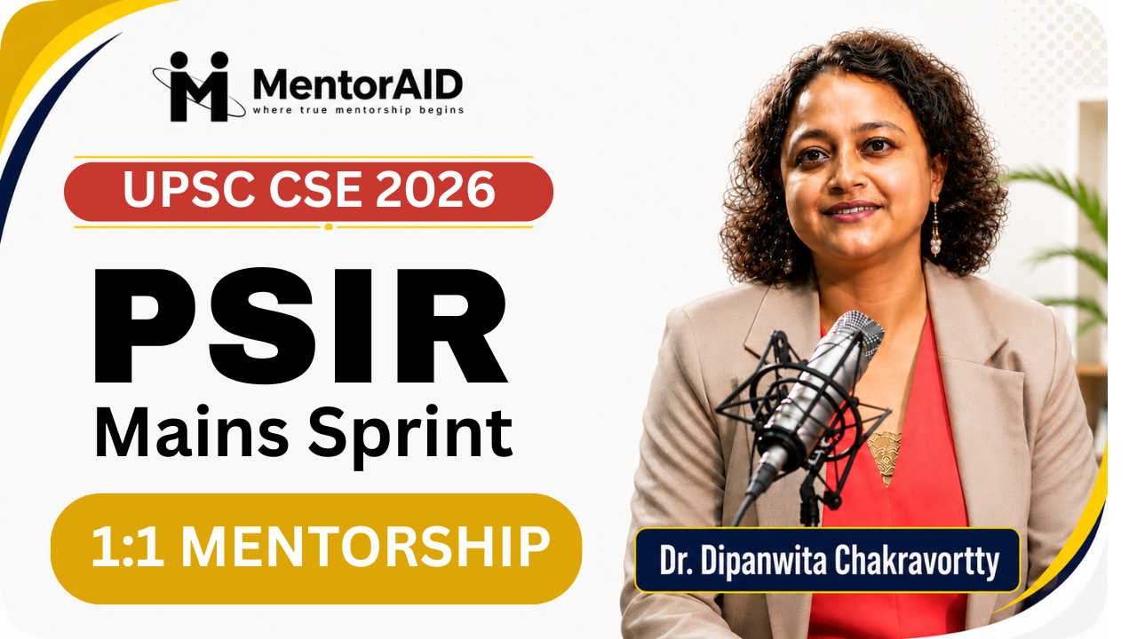 PSIR Mains Sprint 2026 (1:1 Mentorship) 