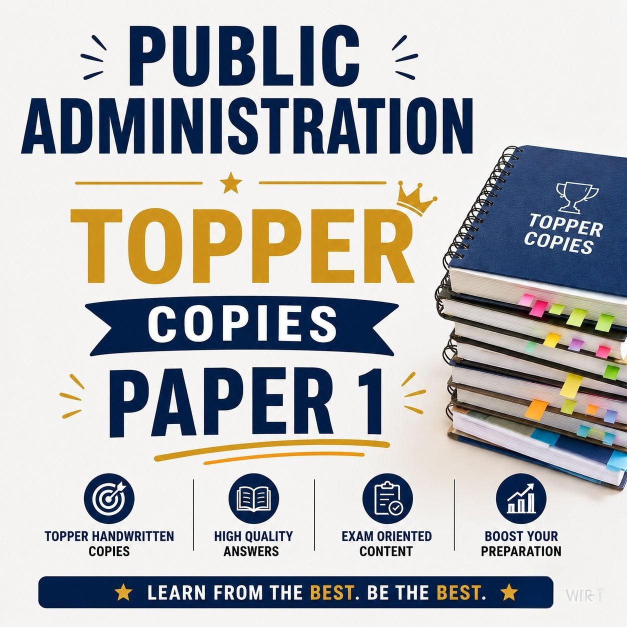 Public Admin Topper copies paper 1