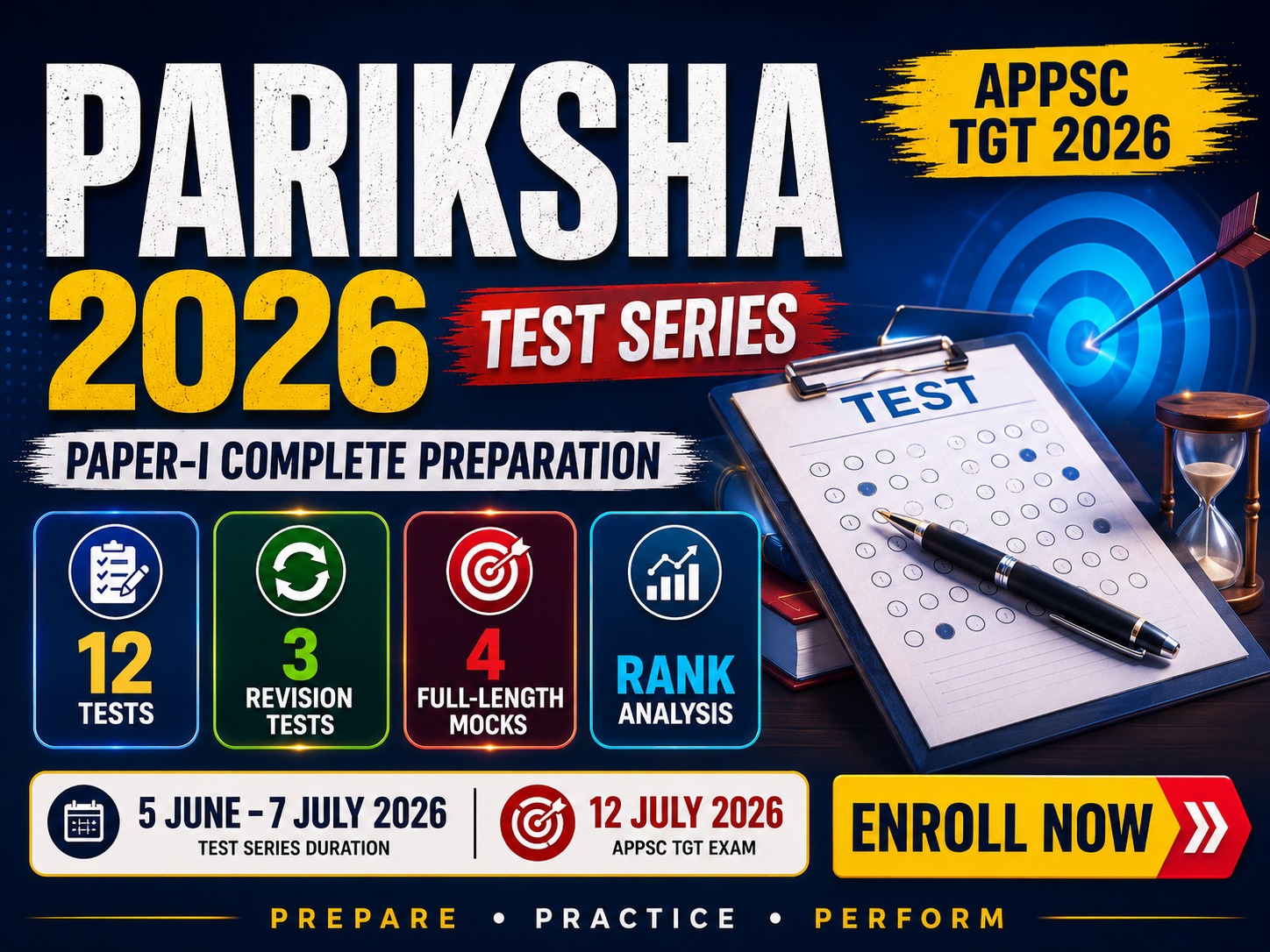 PARIKSHA 2026 APPSC TGT