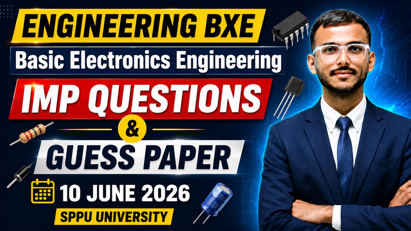 SSPU Engineering BXE Exam 2026 | Expected Questions + Smart Notes