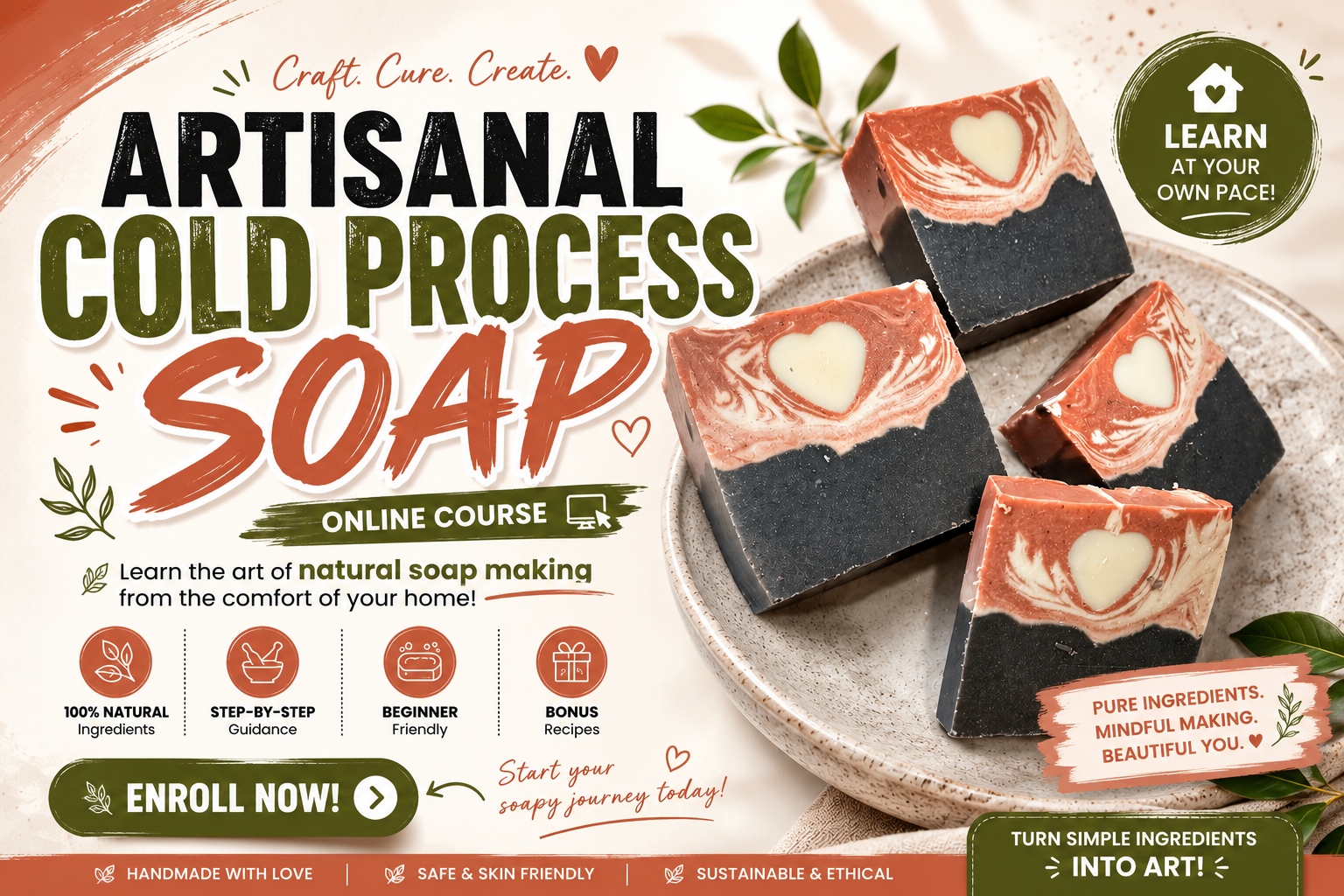 Artisanal Cold Soap Making Course ( Tamil )