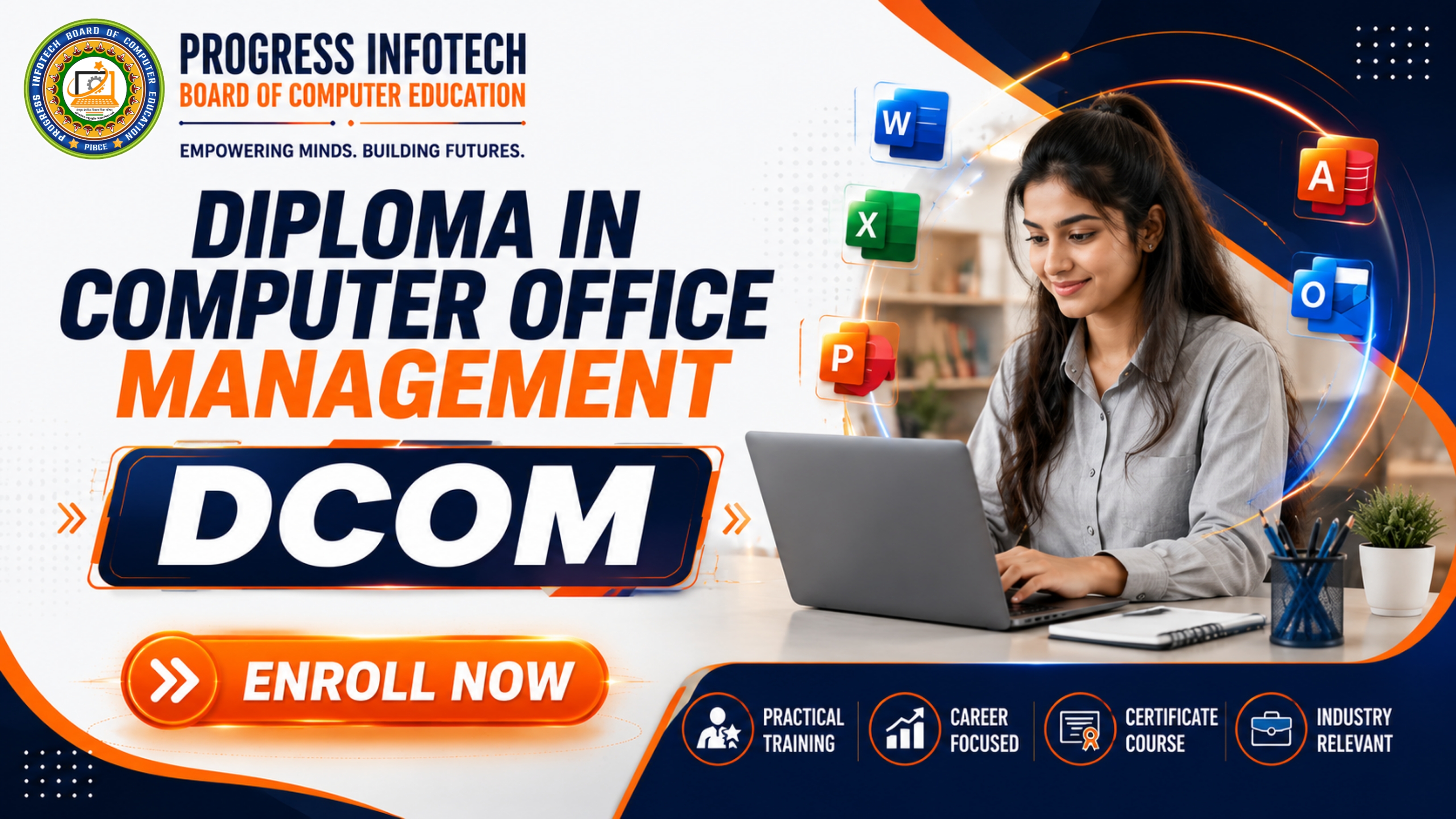 Diploma in Computer Office Management (DCOM) 