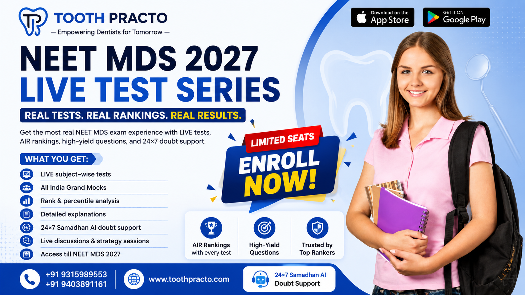 NEET MDS 2027 Live Test Series