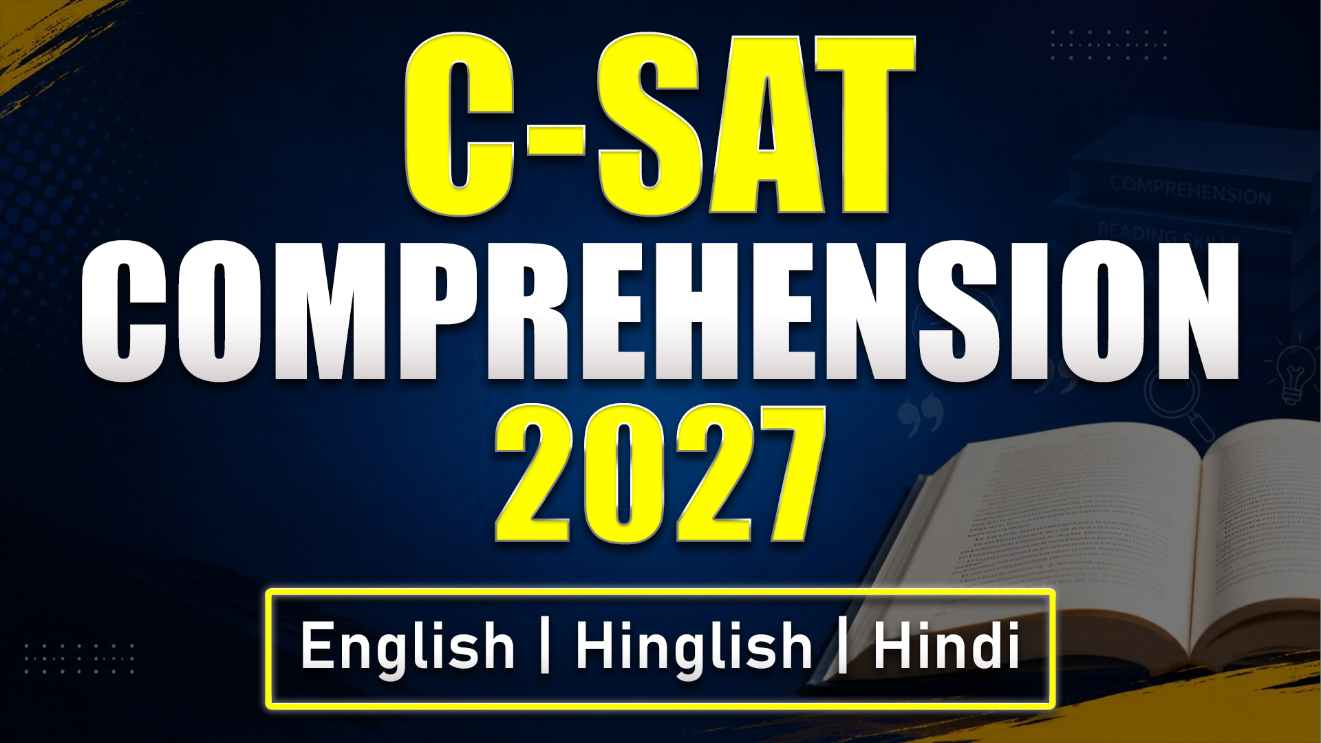 C-SAT Comprehension Tricks