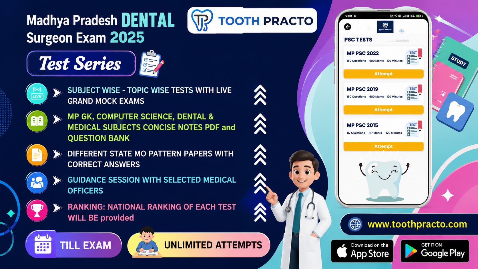 MP PSC Dental Surgeon Course (EKLAVYA BATCH)