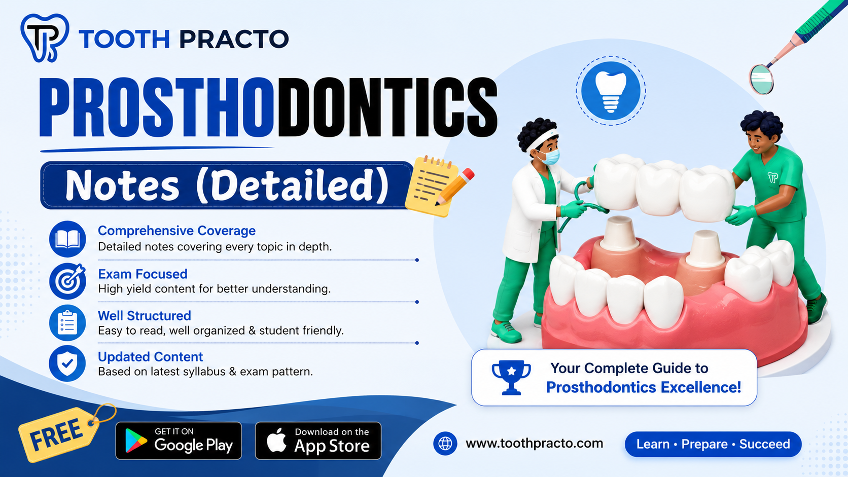 PROSTHODONTICS (DETAILED) NOTES