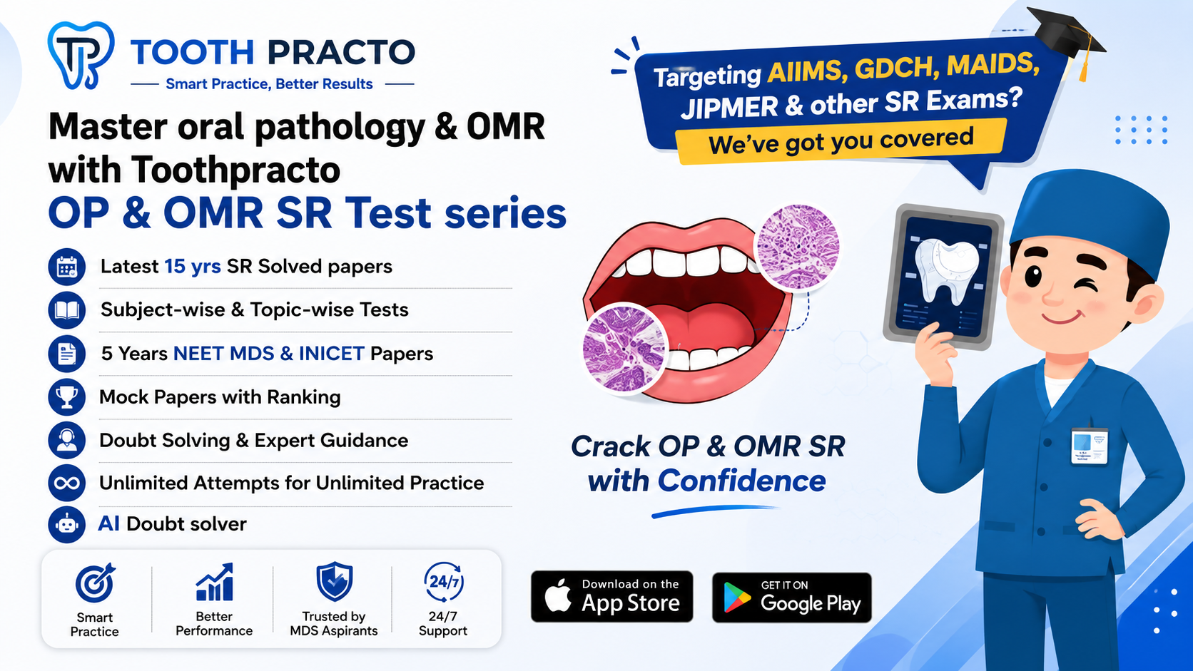 ORAL PATHOLOGY & OMR SR TEST SERIES