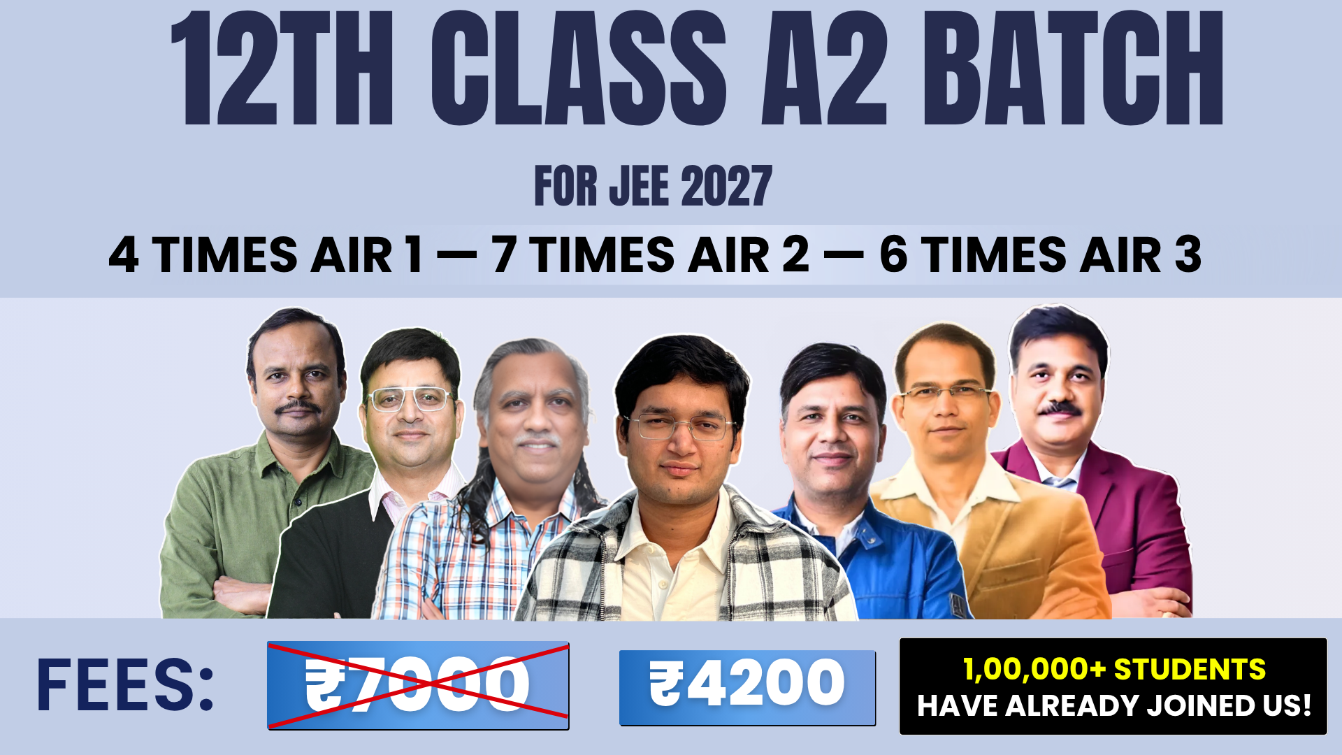 JEE 2027: 12th Class A2 Batch