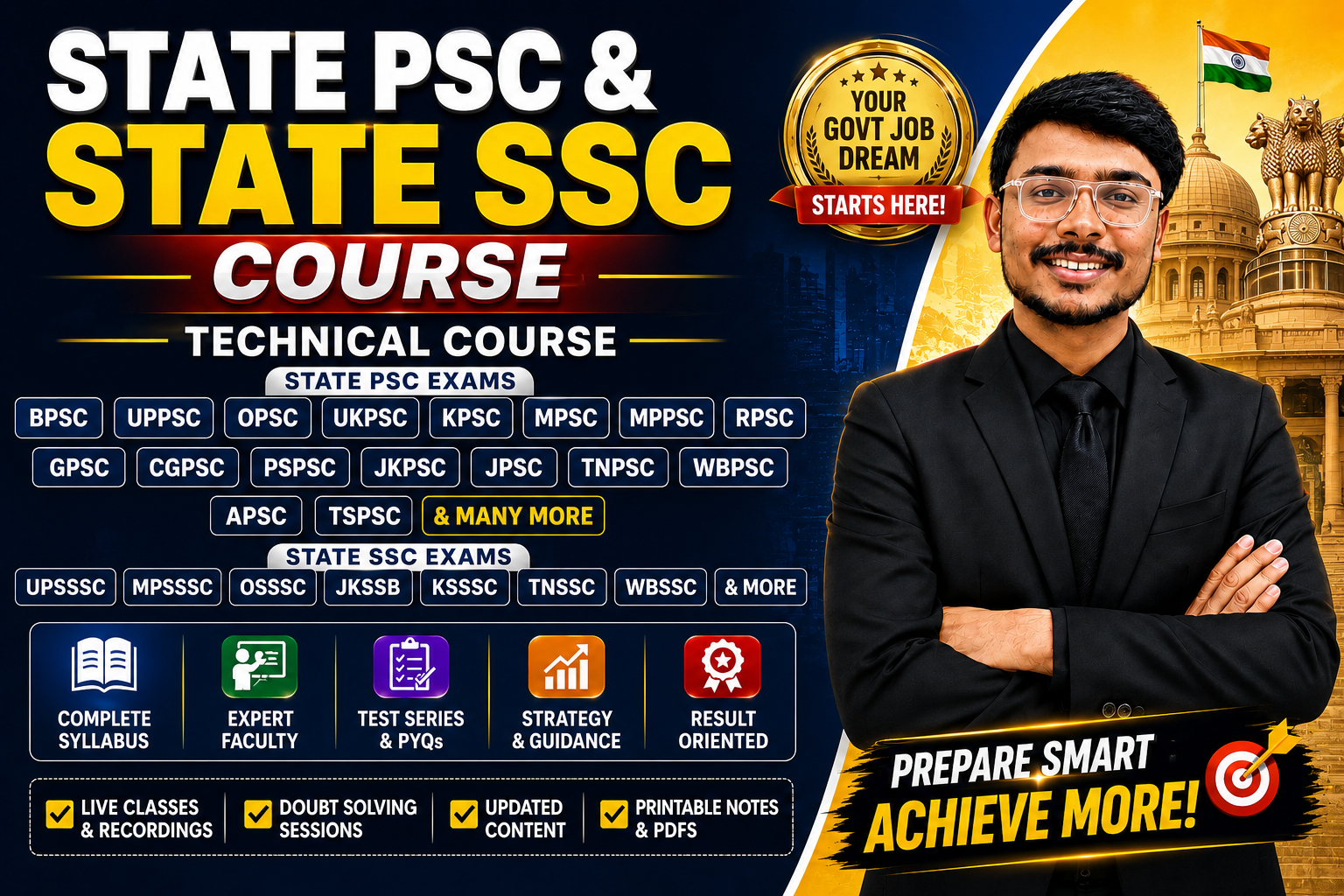 State PSC & State SSC AE & JE Course 