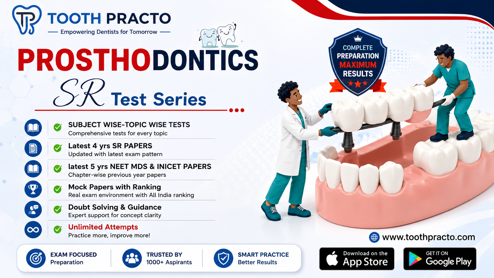 PROSTHODONTICS SR TEST SERIES