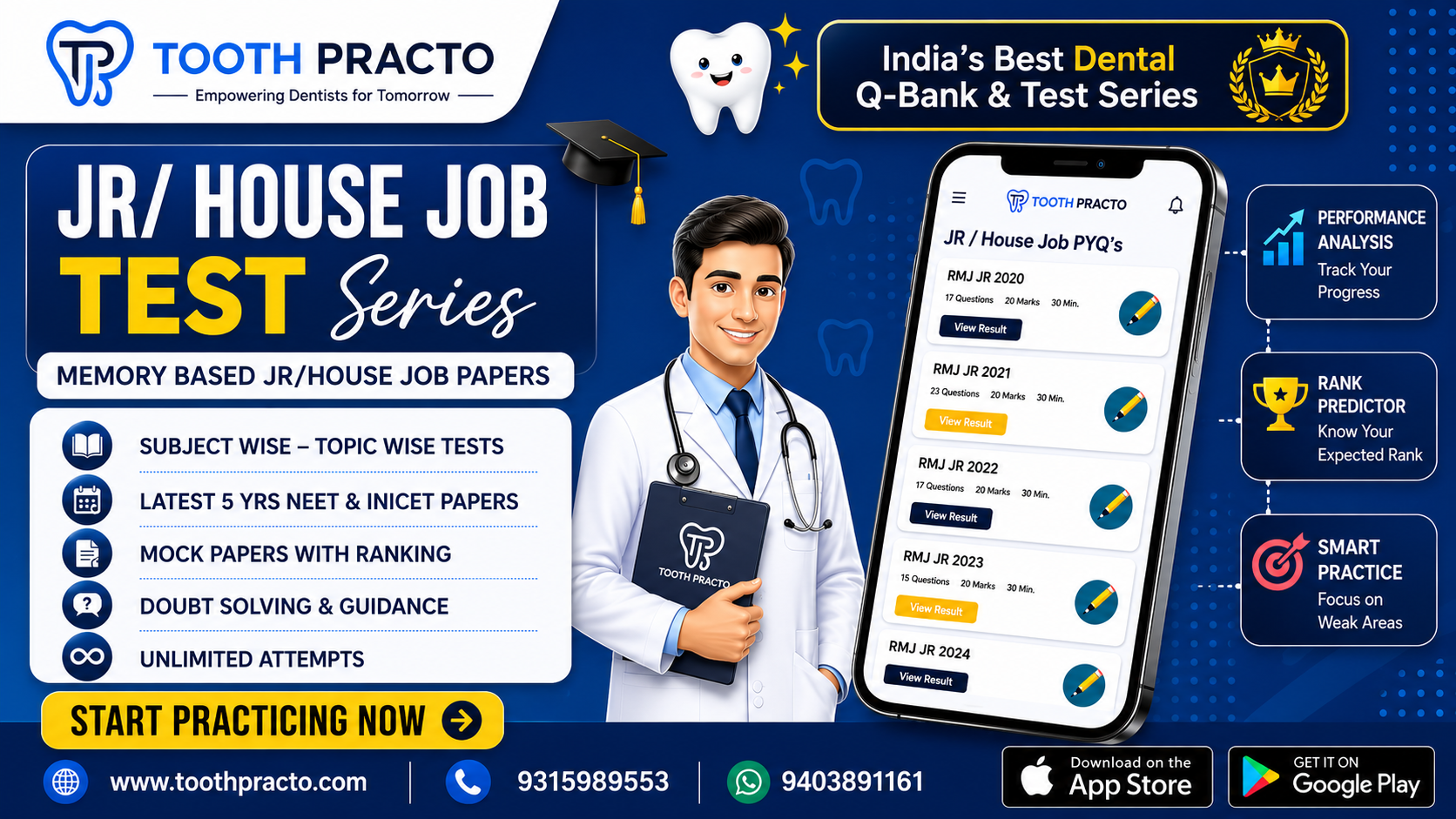 JR & HOUSE SURGEON TEST SERIES
