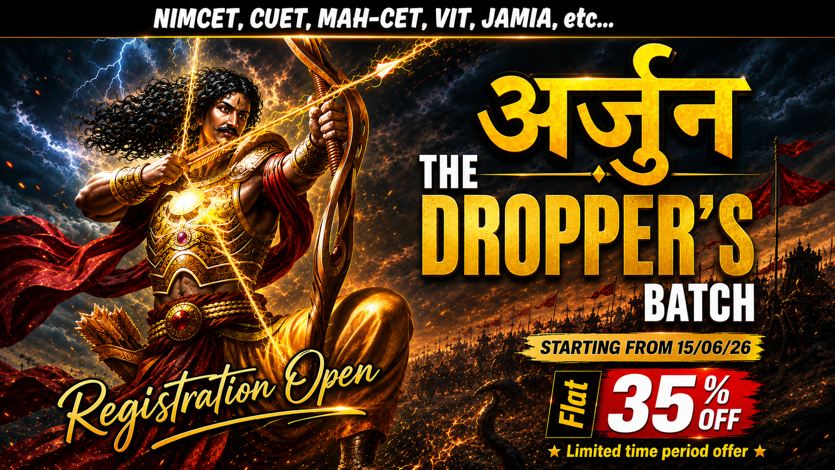 Arjun - THE Dropper’s BATCH - 2027