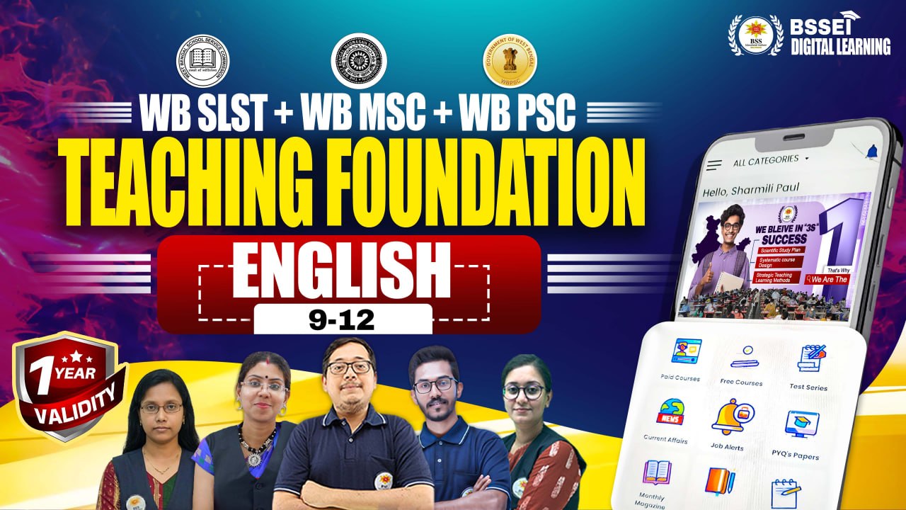 Teaching Foundation - SLST English (9-12) || Live + Recorded Class