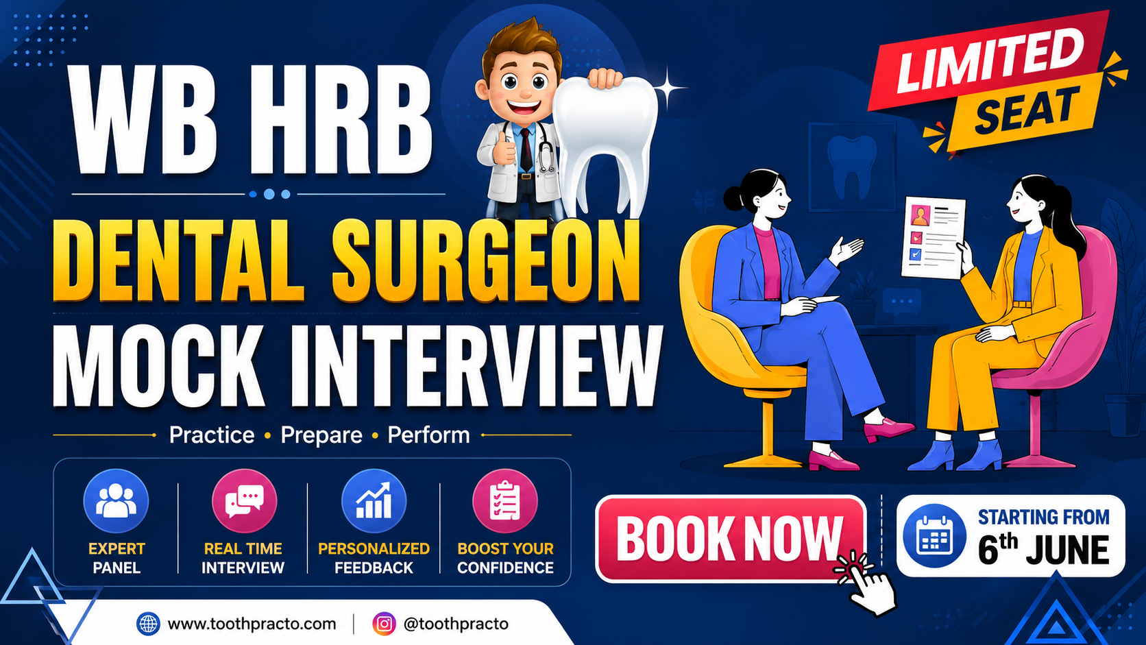  West Bengal Dental Surgeon / Tutor MOCK Interview 