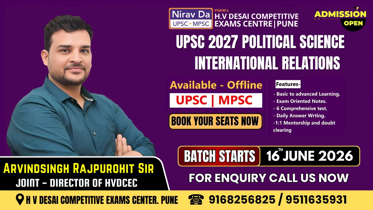 🚨 UPSC 2027 Political Science & IR Batch Admissions Open ! 🚨