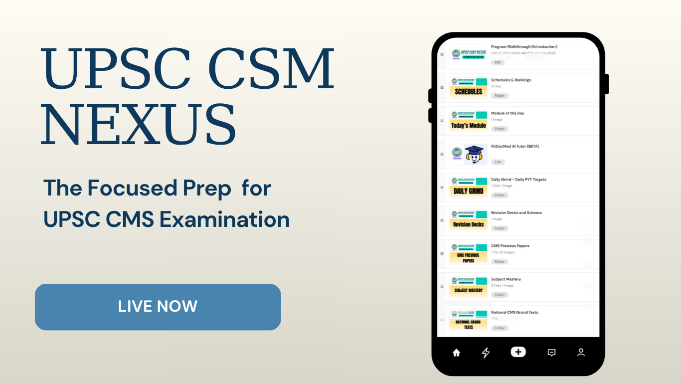 UPSC CMS NEXUS - All Access