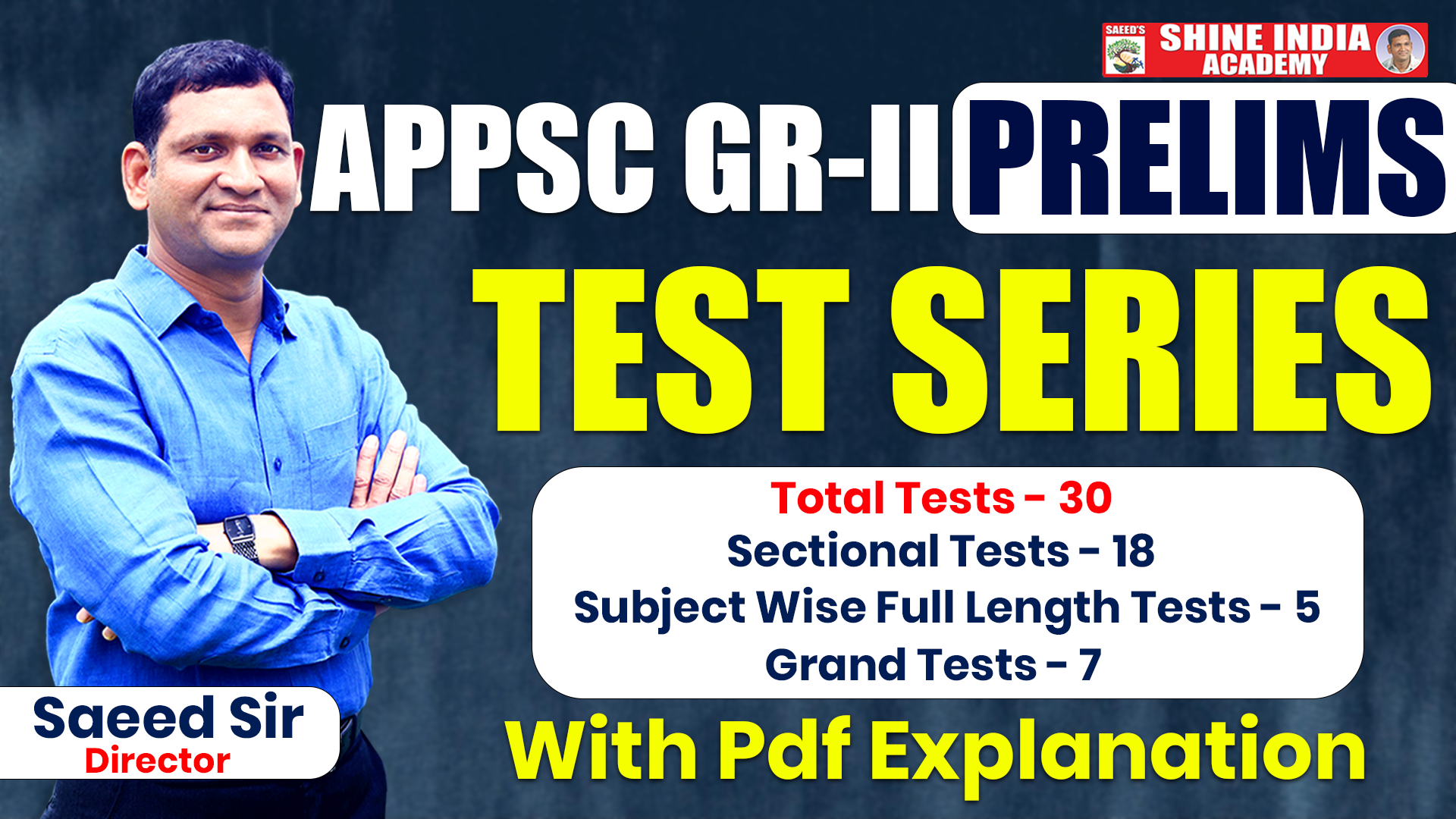 APPSC GR-II PRELIMS TEST SERIES 