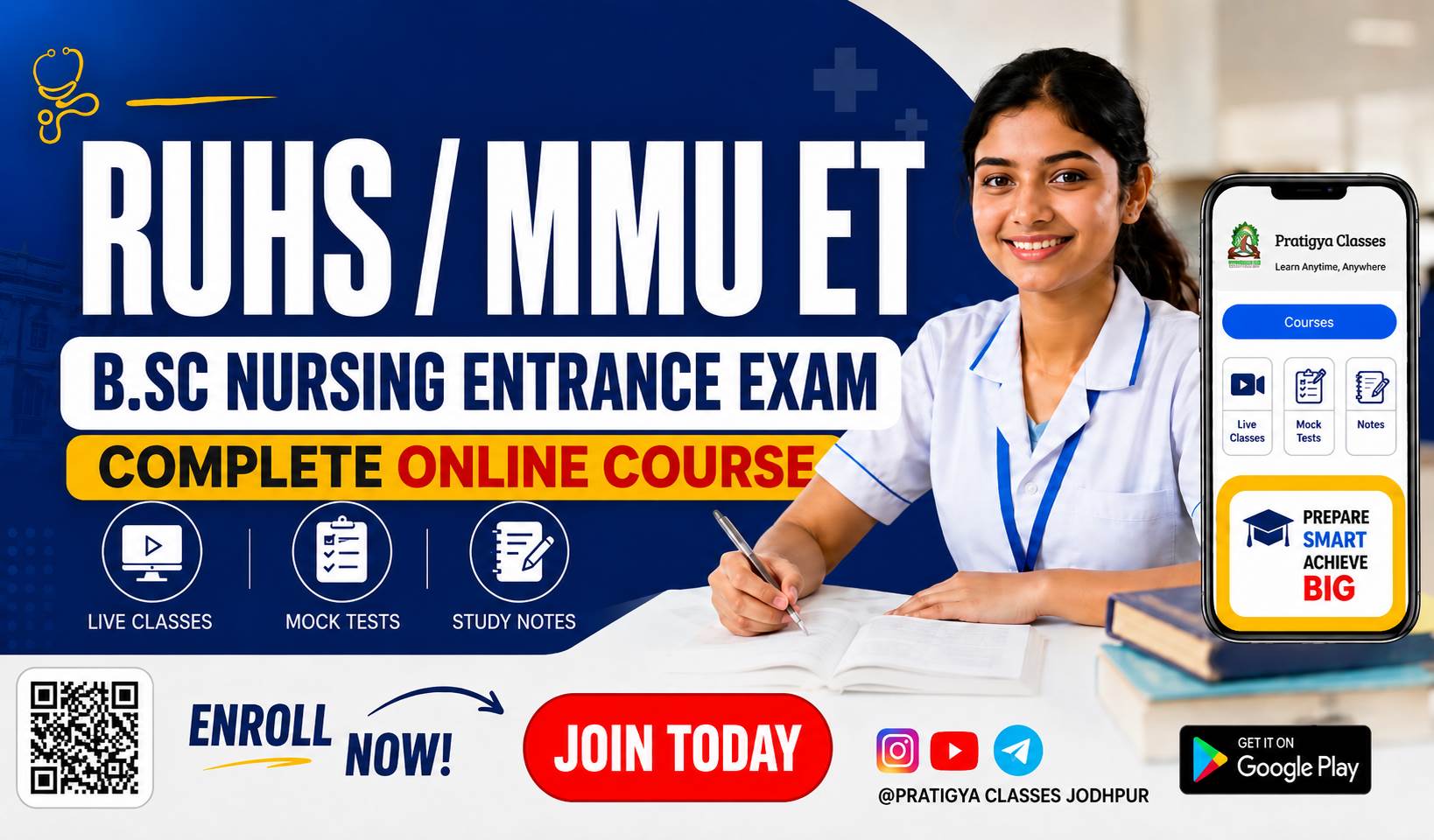 RUHS | MMU ET B.Sc Nursing Foundation Batch 2027