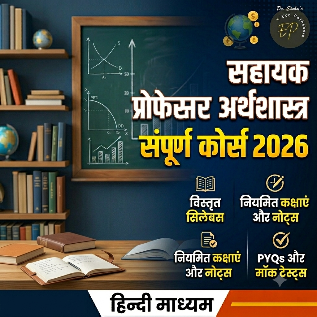 Complete Course on  Assistant Professor Exam in  Economics-2026