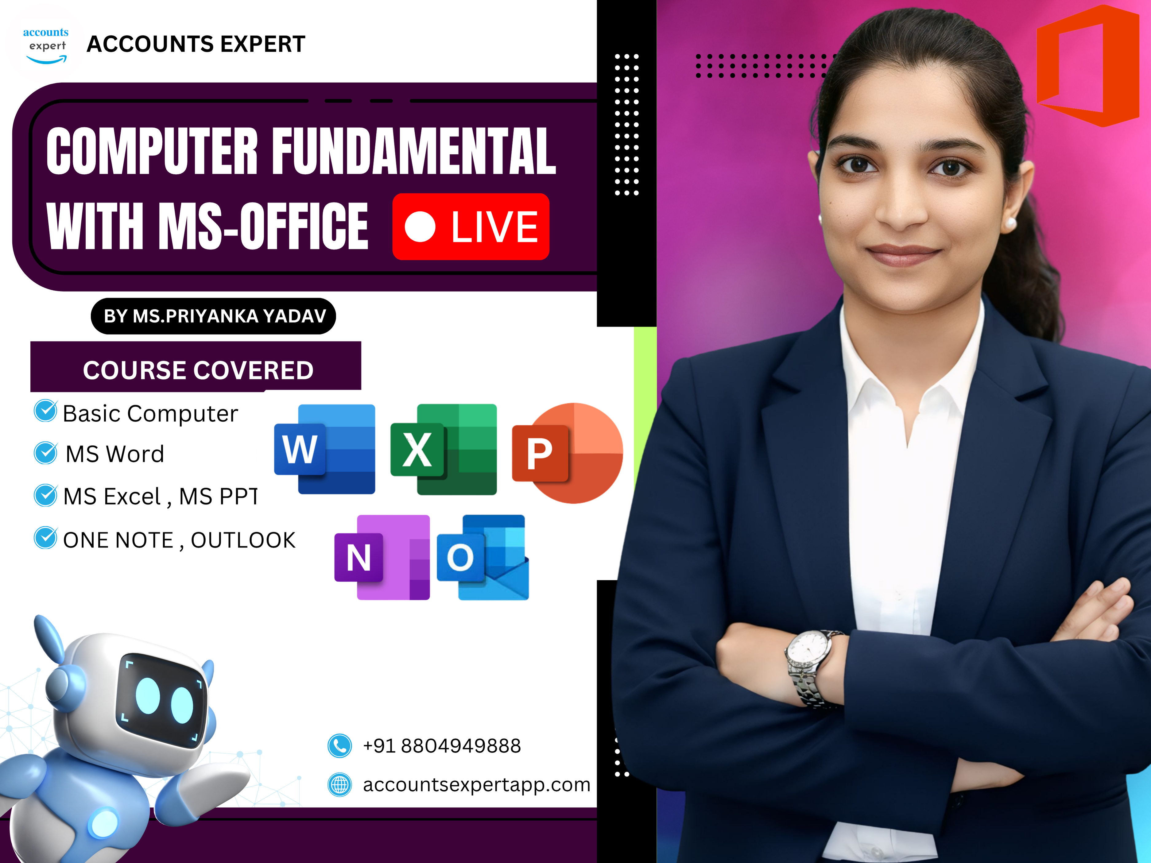 Computer Fundamental LIVE with MS-OFFICE