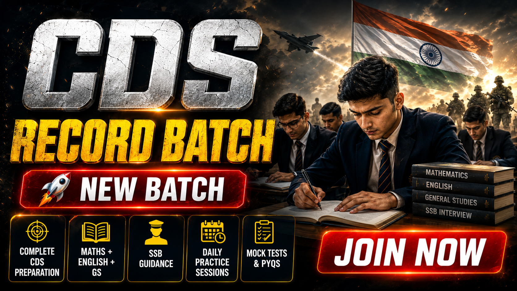 CDS/SSB/CAPF/AFCAT VIRAT BATCH