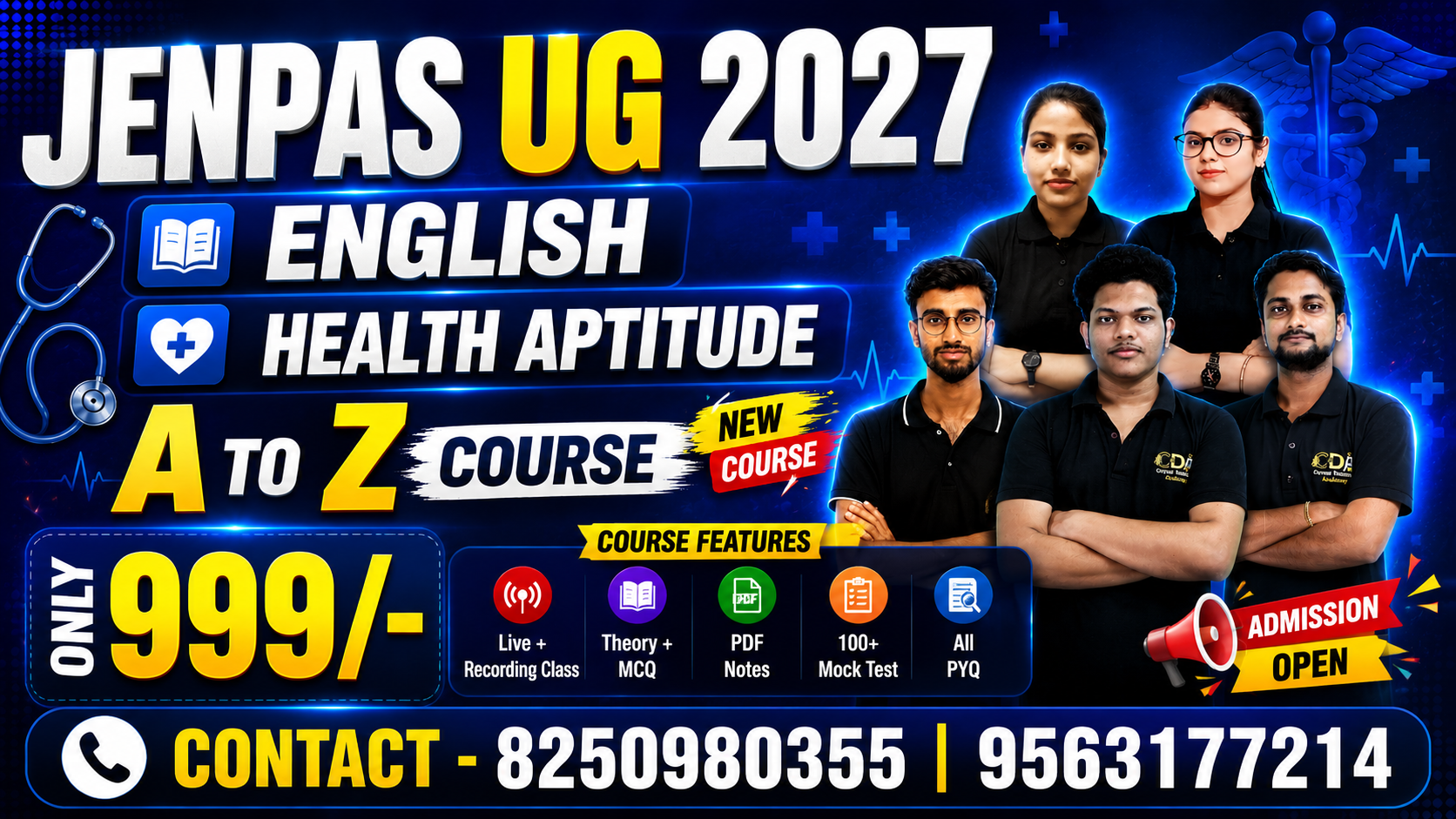 Health Aptitude & English Combo Batch | ZERO TO HERO (NEW)
