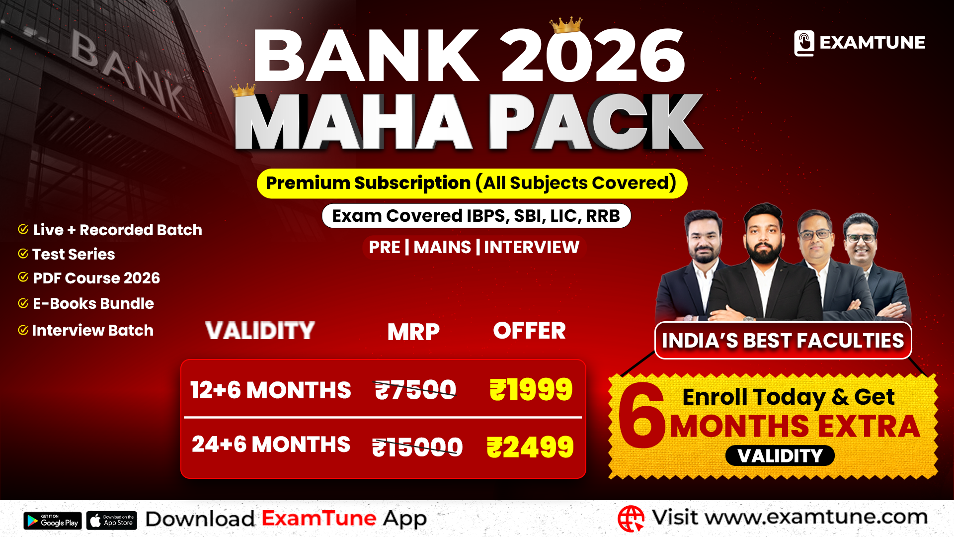 Bank Maha Pack | Complete Subscription for IBPS, RRB & SBI Exams 2026-27