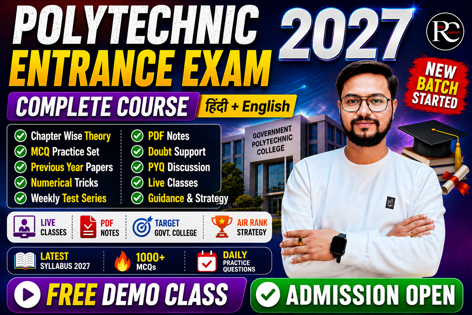 POLYTECHNIC ENTRANCE EXAM 2027