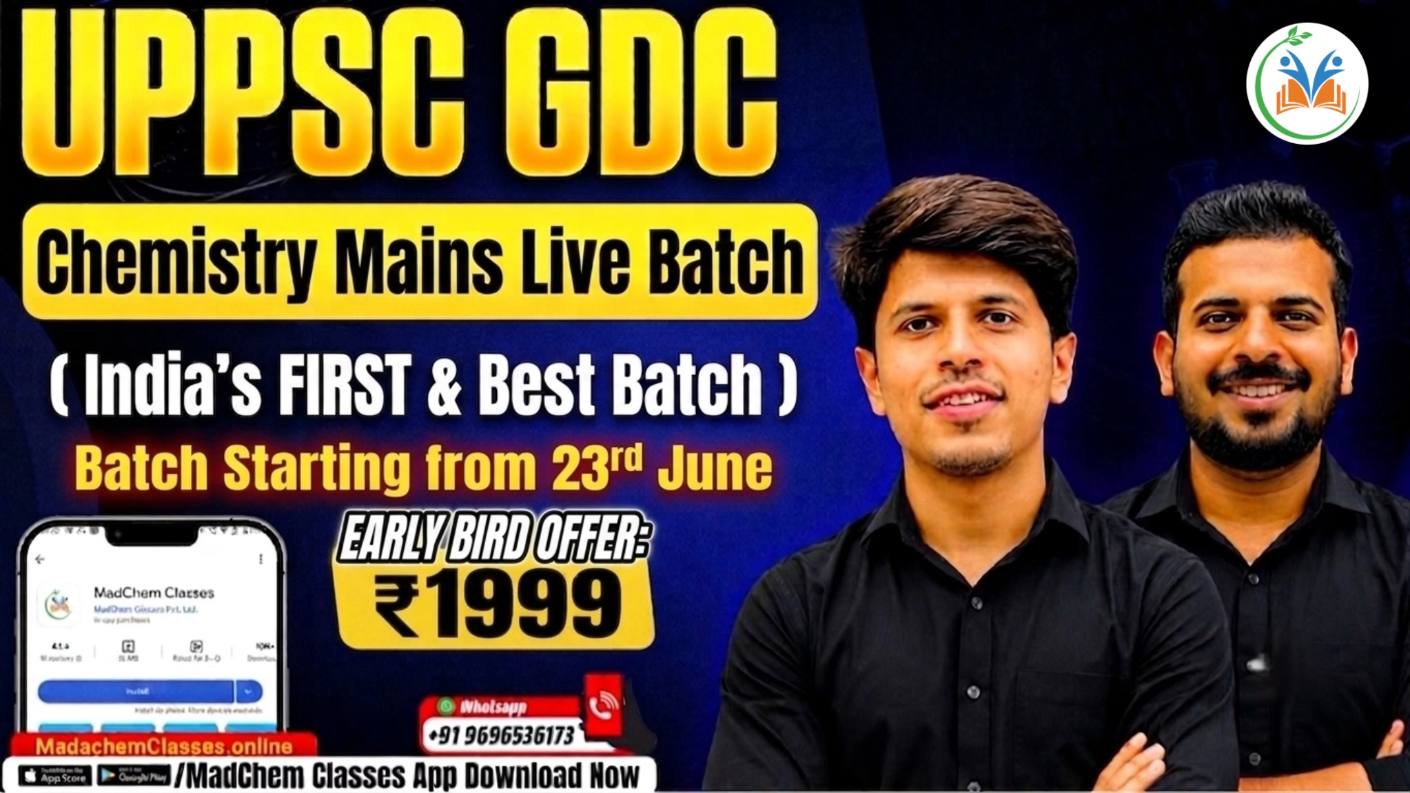 UPPSC GDC Chemistry Mains Live Batch ( India’s FIRST & Best Batch )