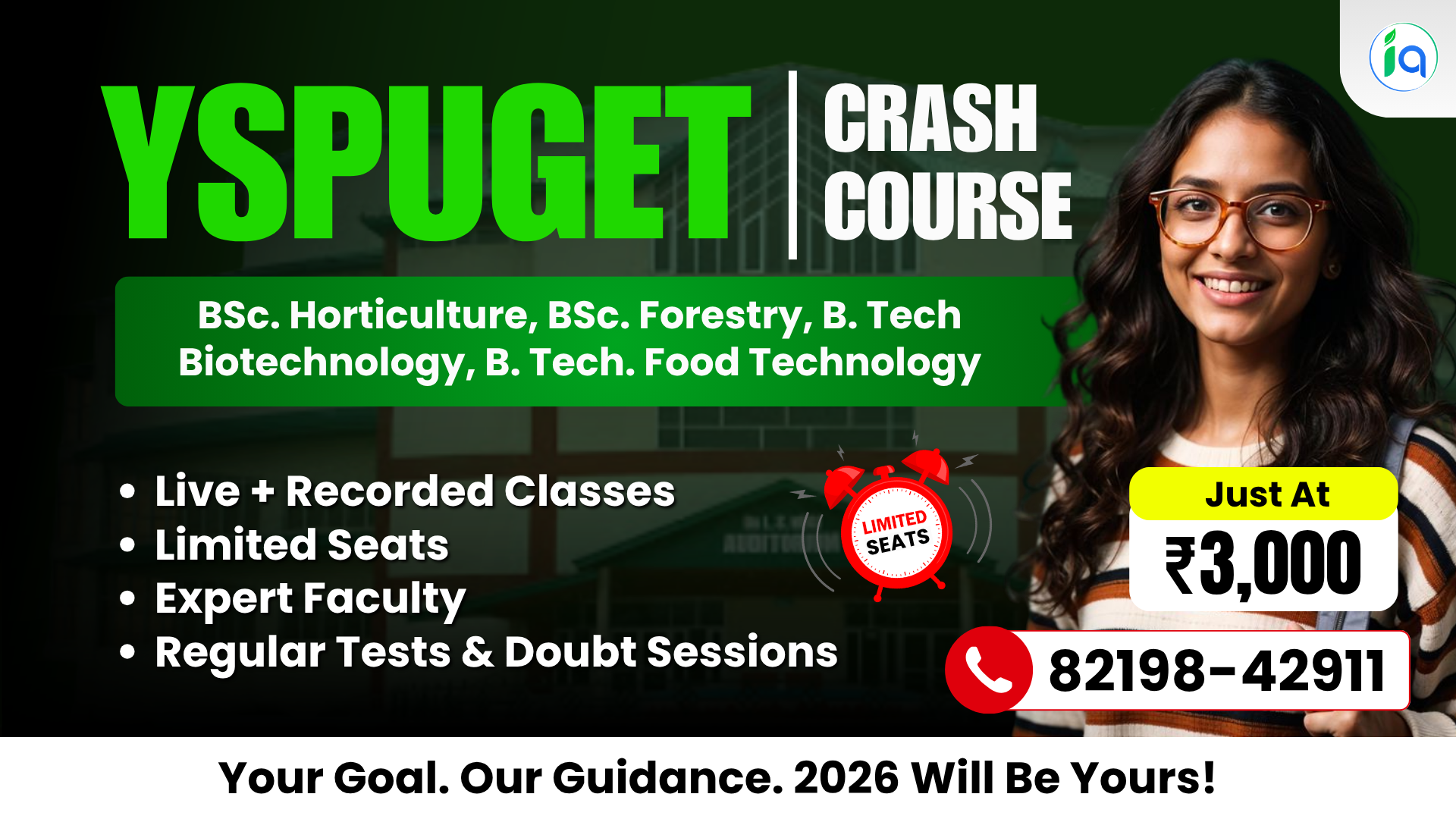 YSP UGET 2026 Crash Course