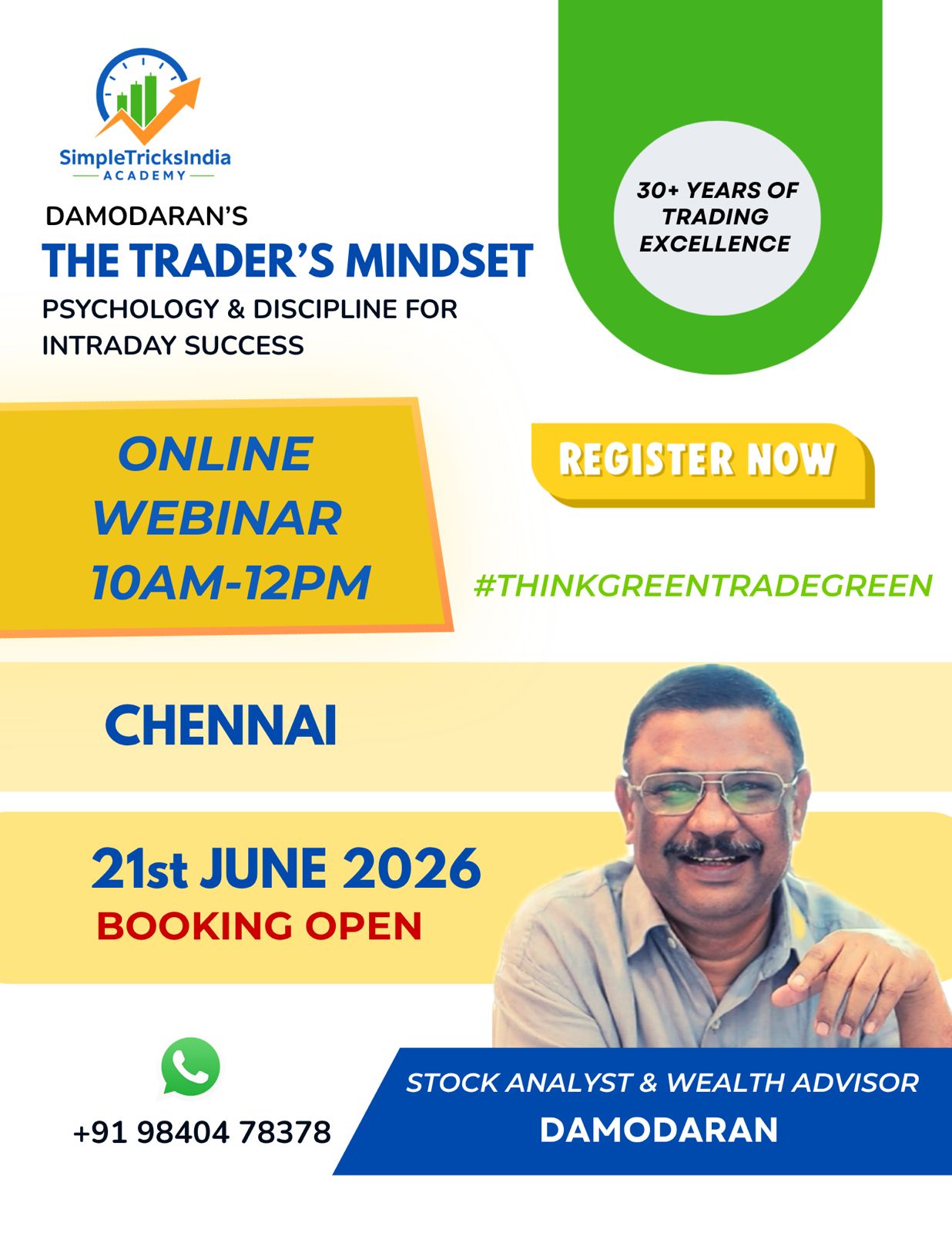 21st JUNE 2026 - The Trader's Mindset - 10AM to 12PM