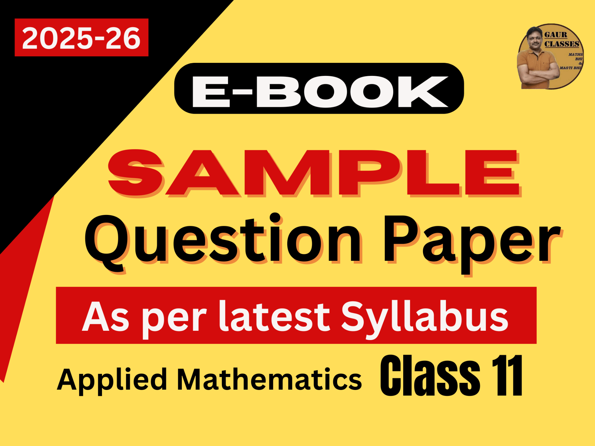 Sample Paper (e-book) Applied Mathematics class 11 (2024-25)