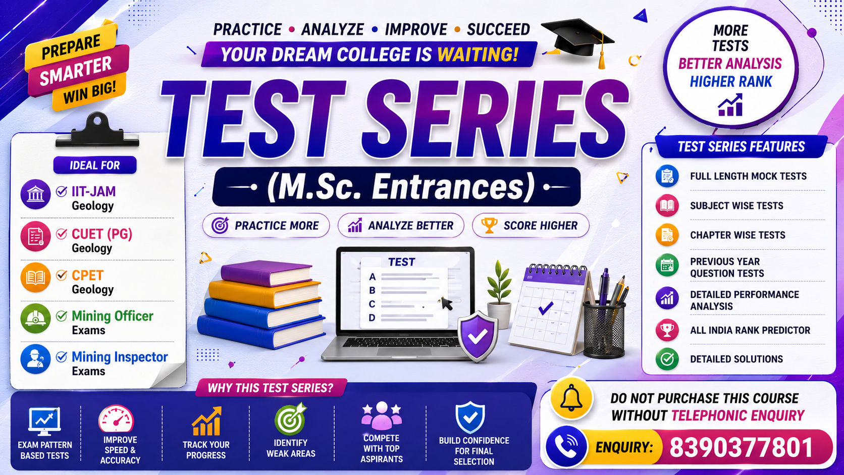 Test Series (for M.Sc entrance)