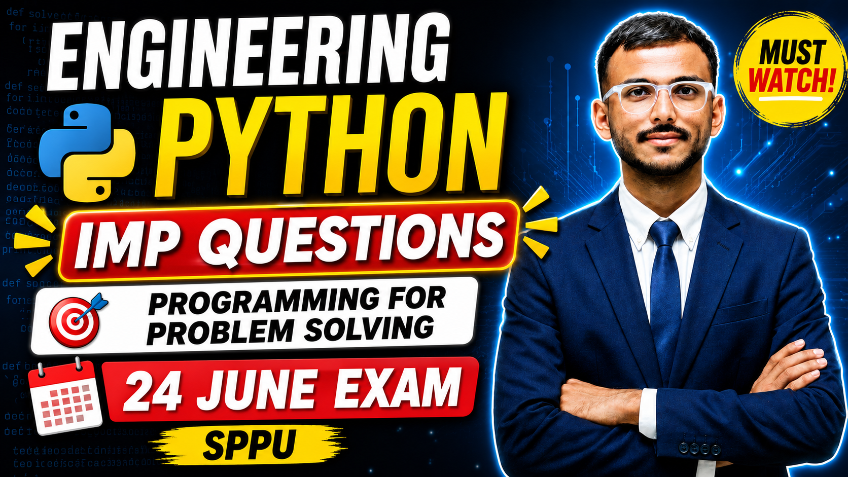 SSPU Engineering Python Exam 2026 Guess paper 