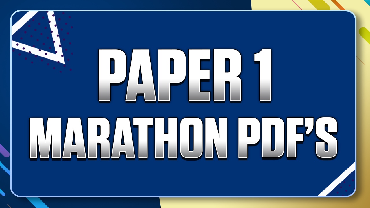 Paper 1 Marathon PDFs