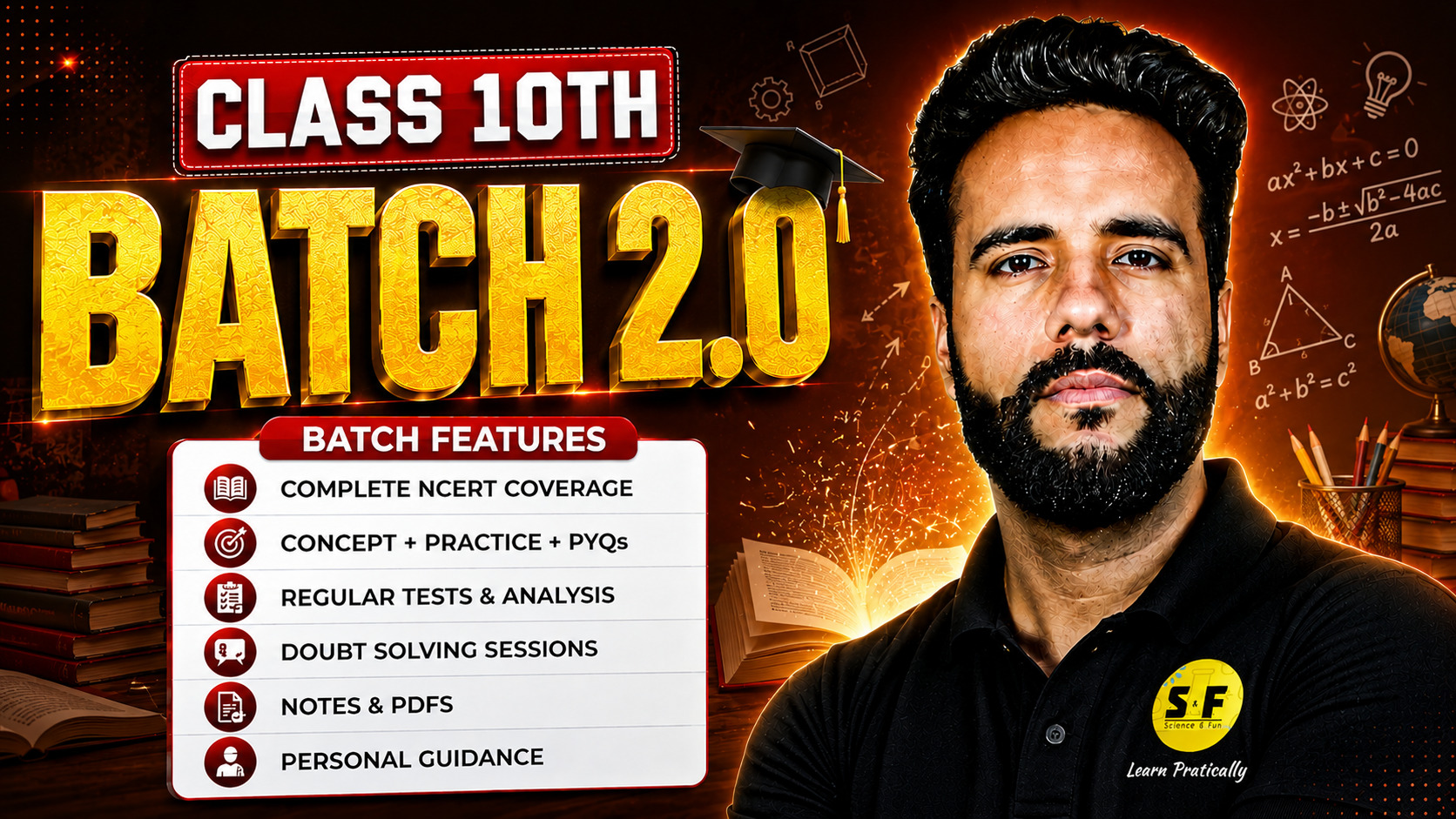 Class 10th (Foundation 2.0 Batch) - Live 2026-27