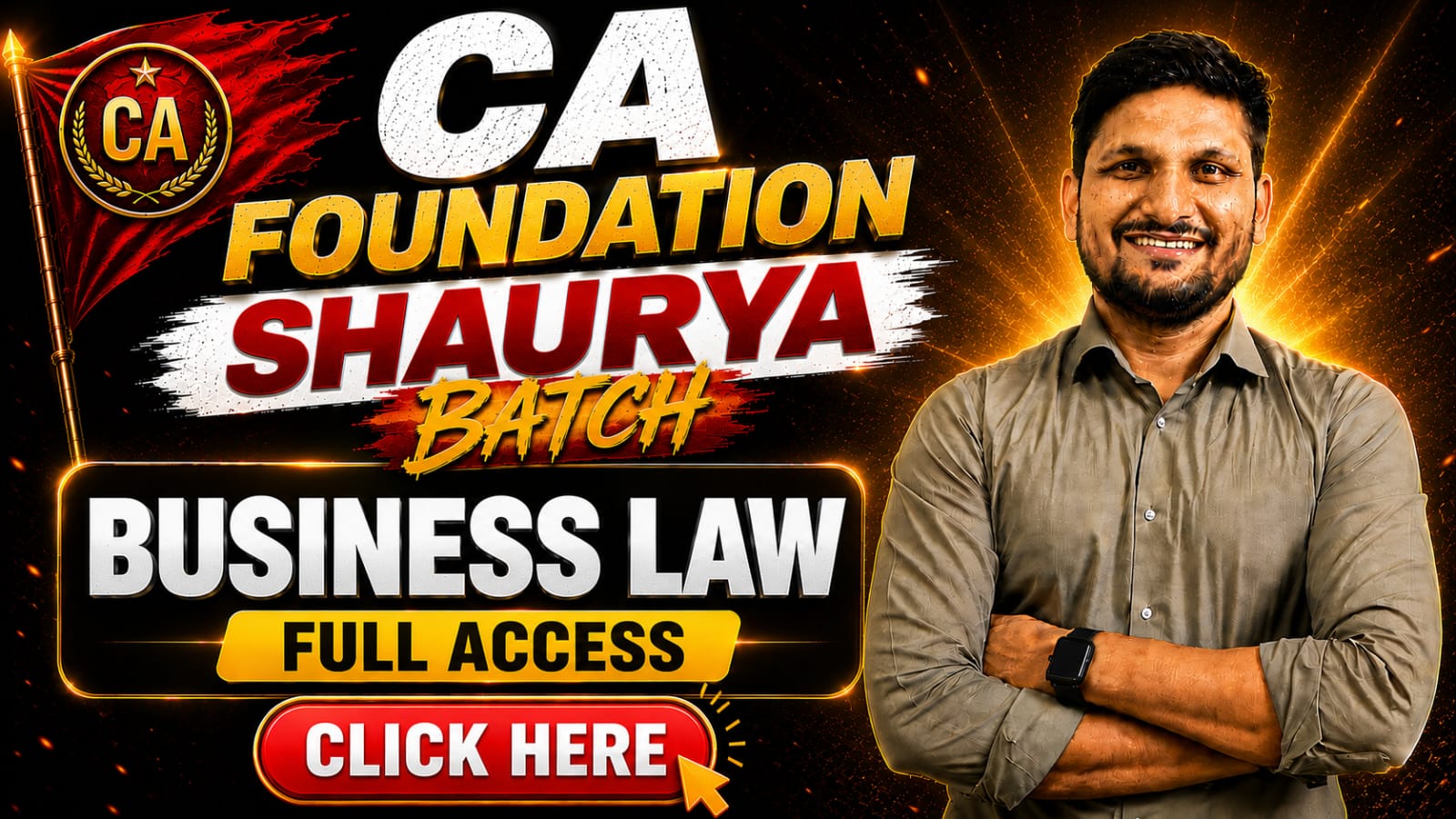 BUSINESS LAW | CA FOUNDATION SEP 2026 & JAN 2027 | SHAURYA BATCH